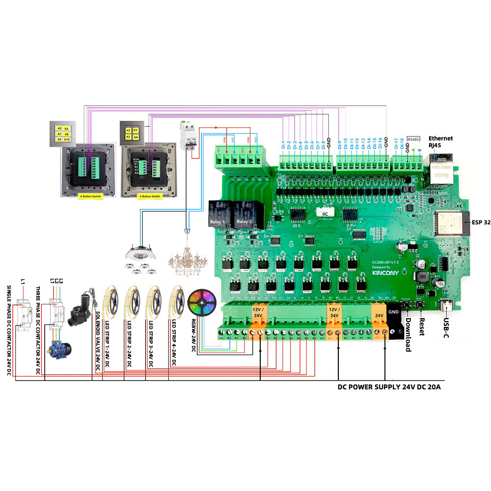 KC868-AP ESP32 PWM Dimmer